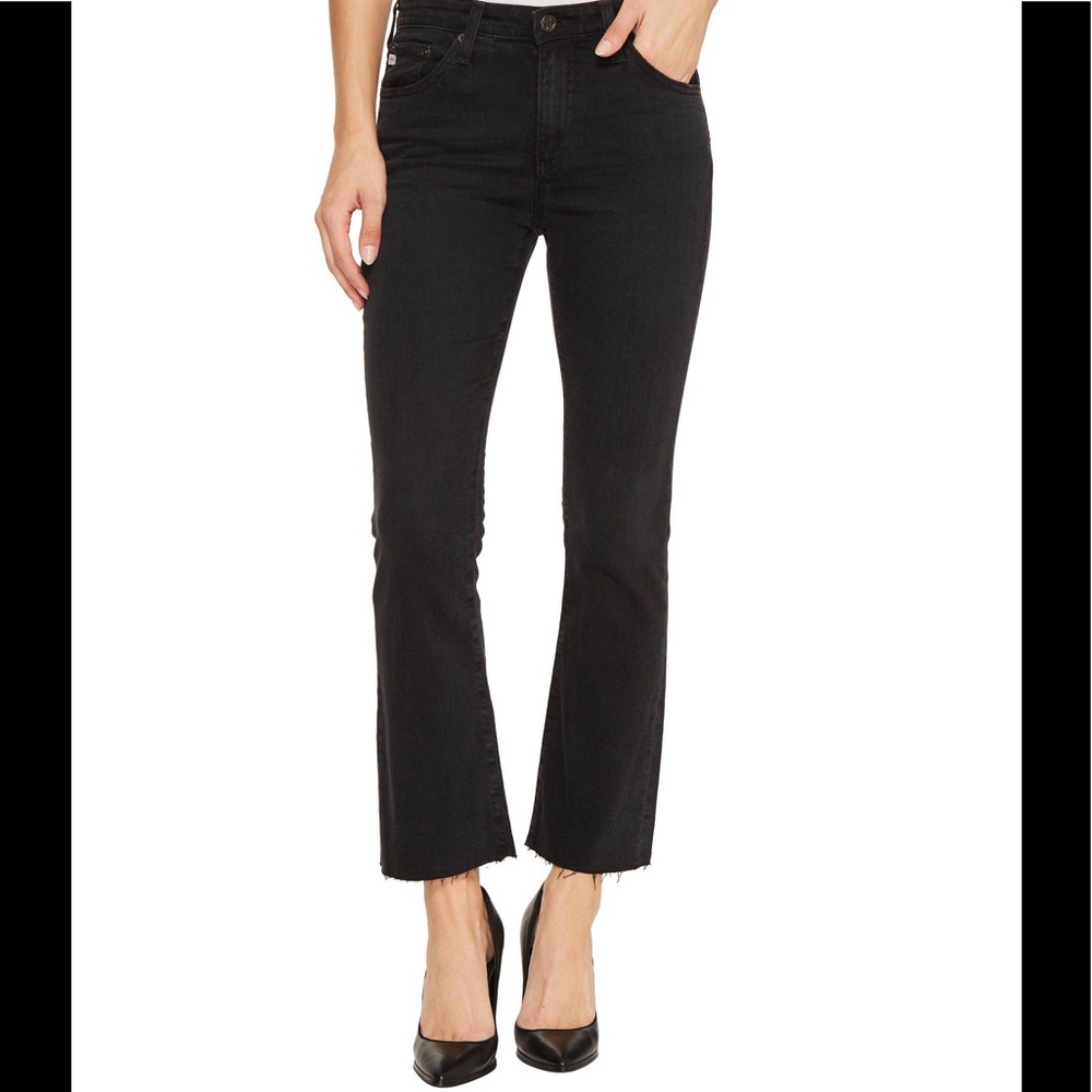 AG JEANS JODI CROP BLACK